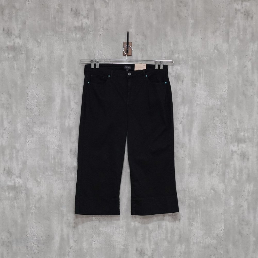 NYDJ Wide Leg Capri 4in Hem Jeans, 16W